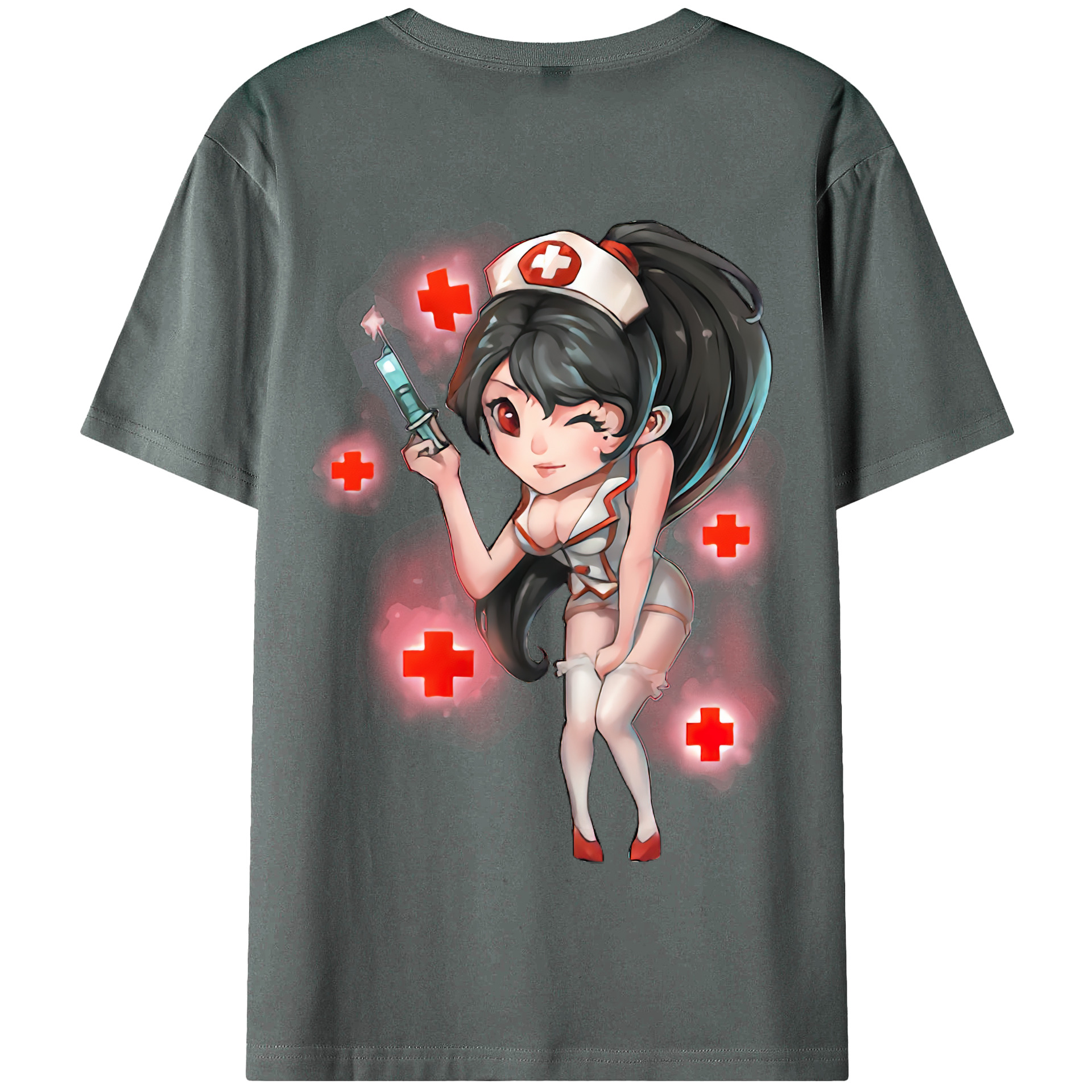 リーグ・オブ・レジェンド League of Legends LOL 綿100％半袖Tシャツ（背面プリント）